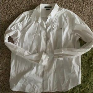 White button down shirt by Ralph Lauren